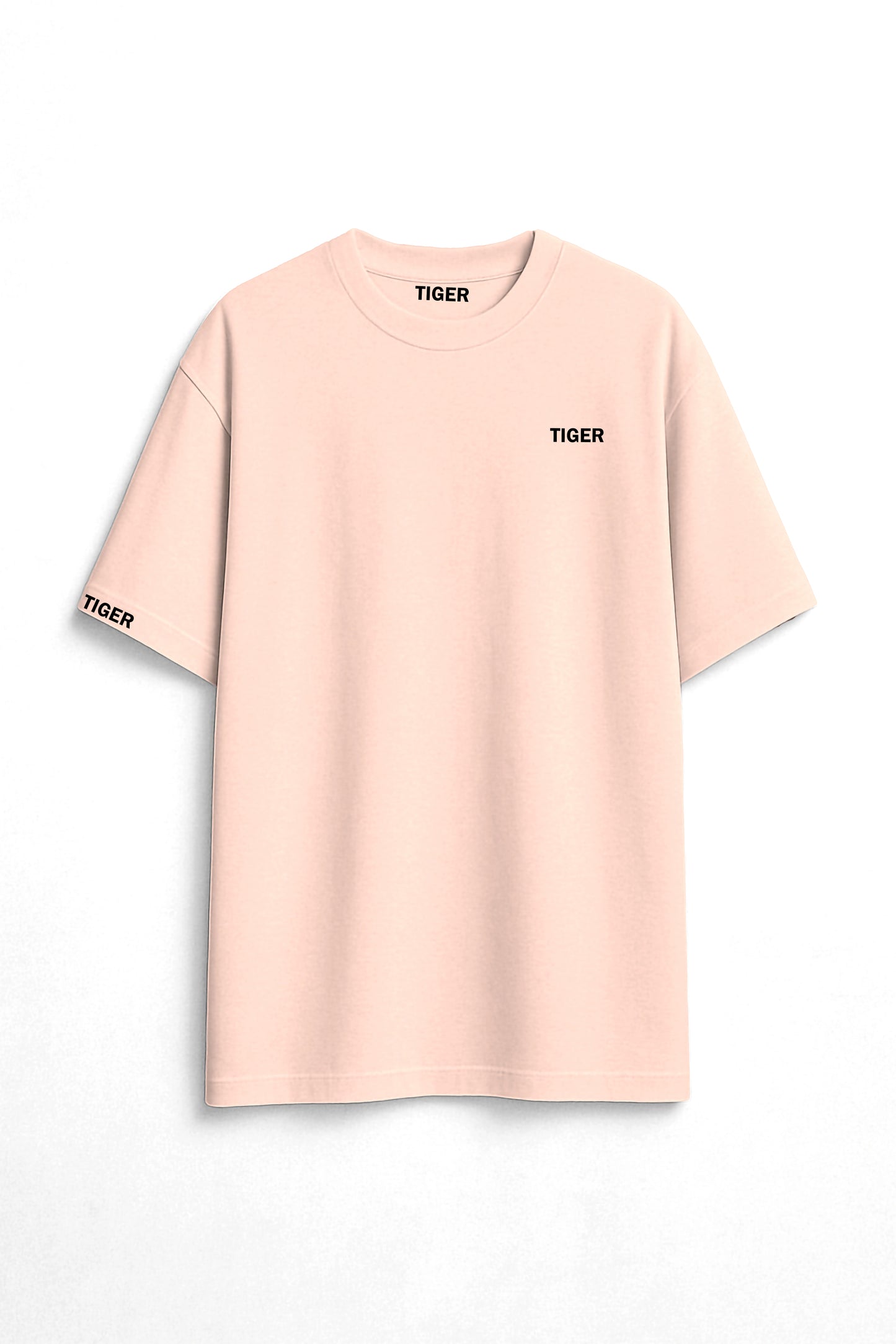 Oversized T'shirt mens street wear round neck cotton