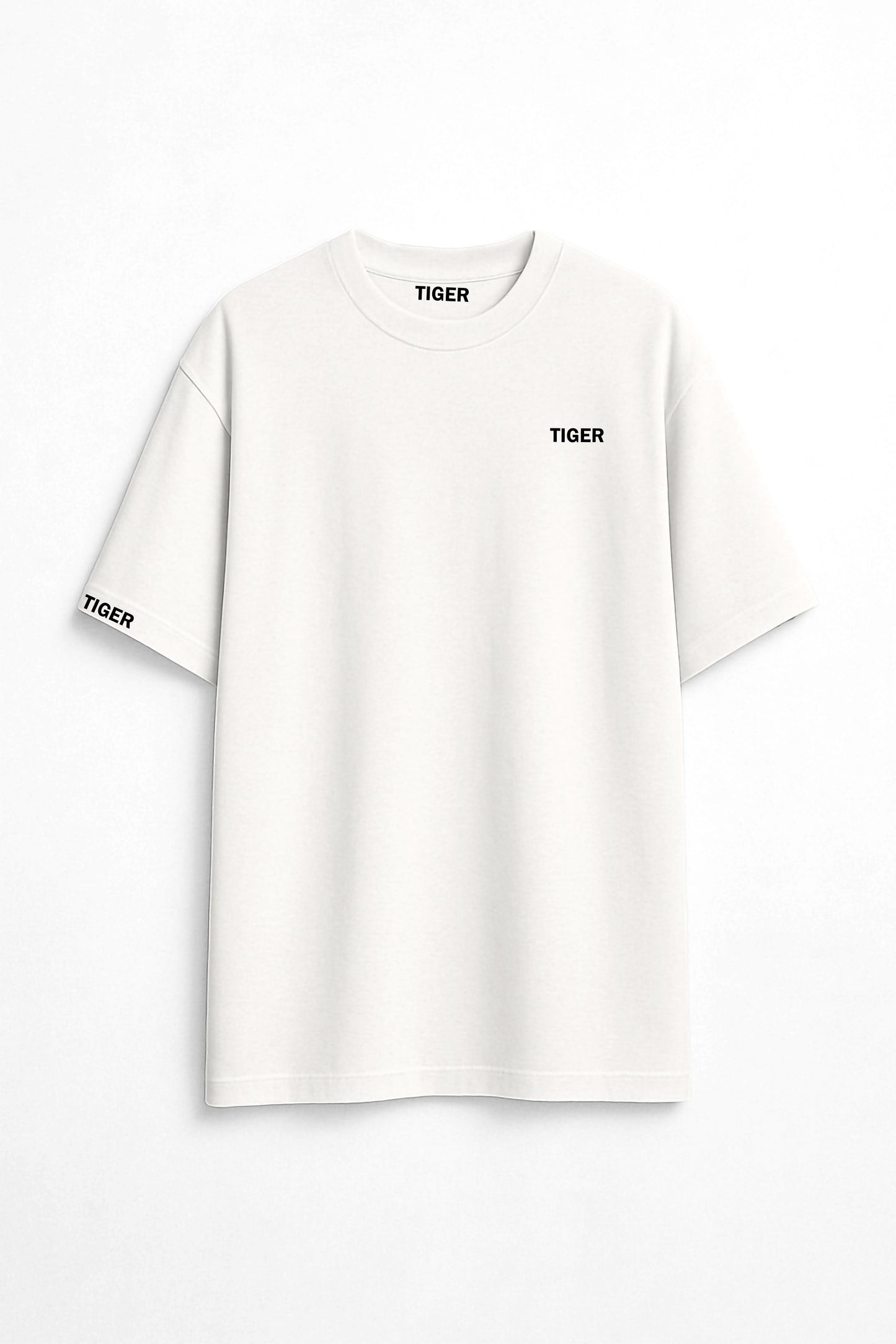 Oversized T'shirt mens street wear round neck cotton