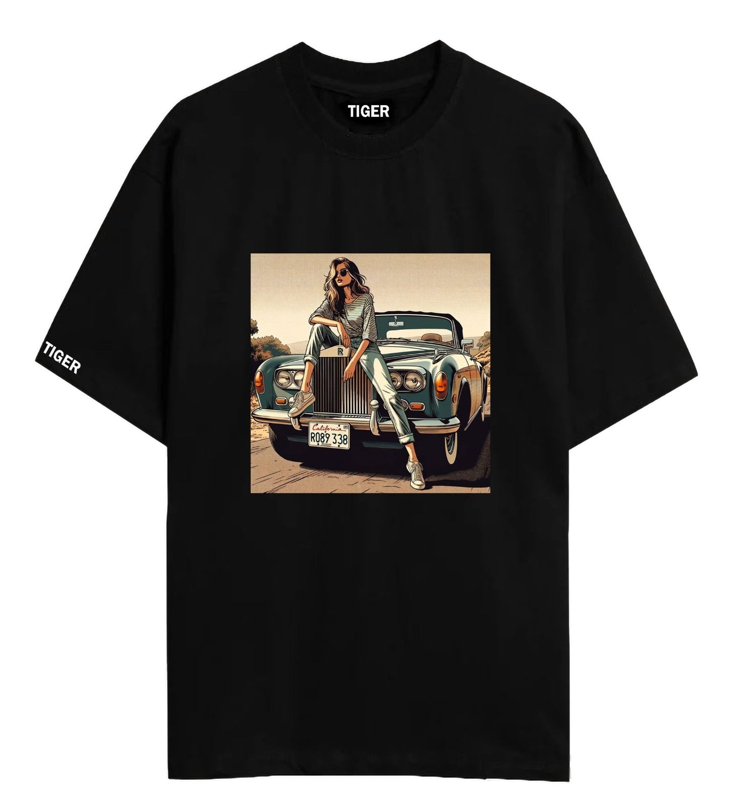 Tiger oversized tshirts for women