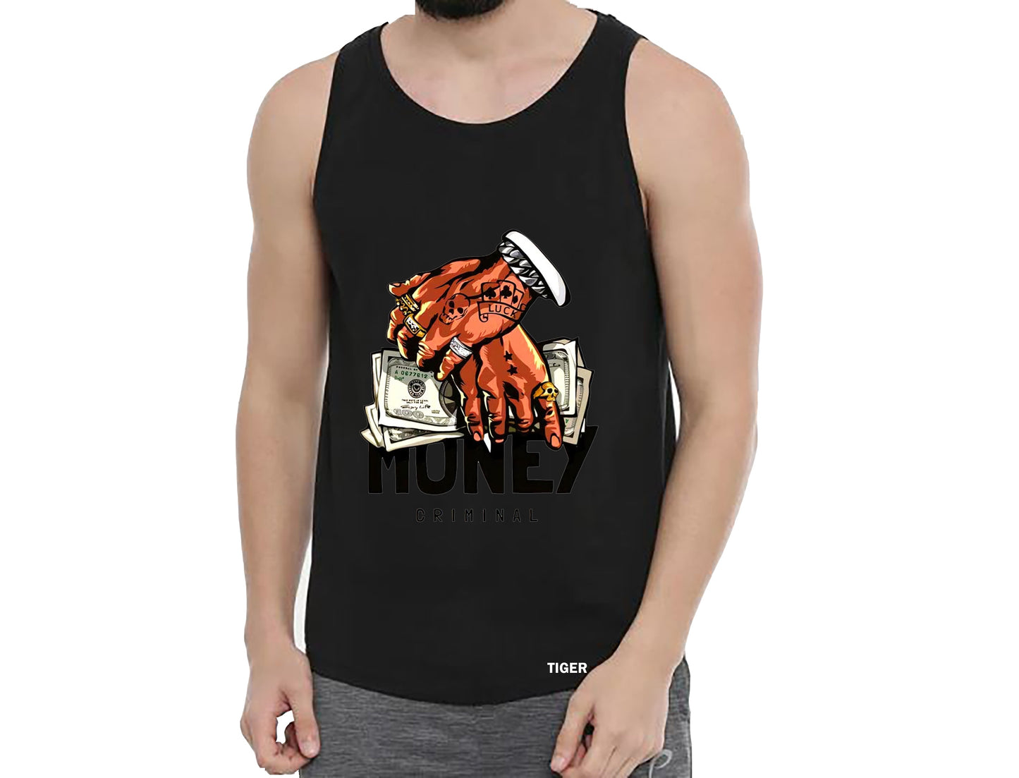 sleeveless t-shirt men's