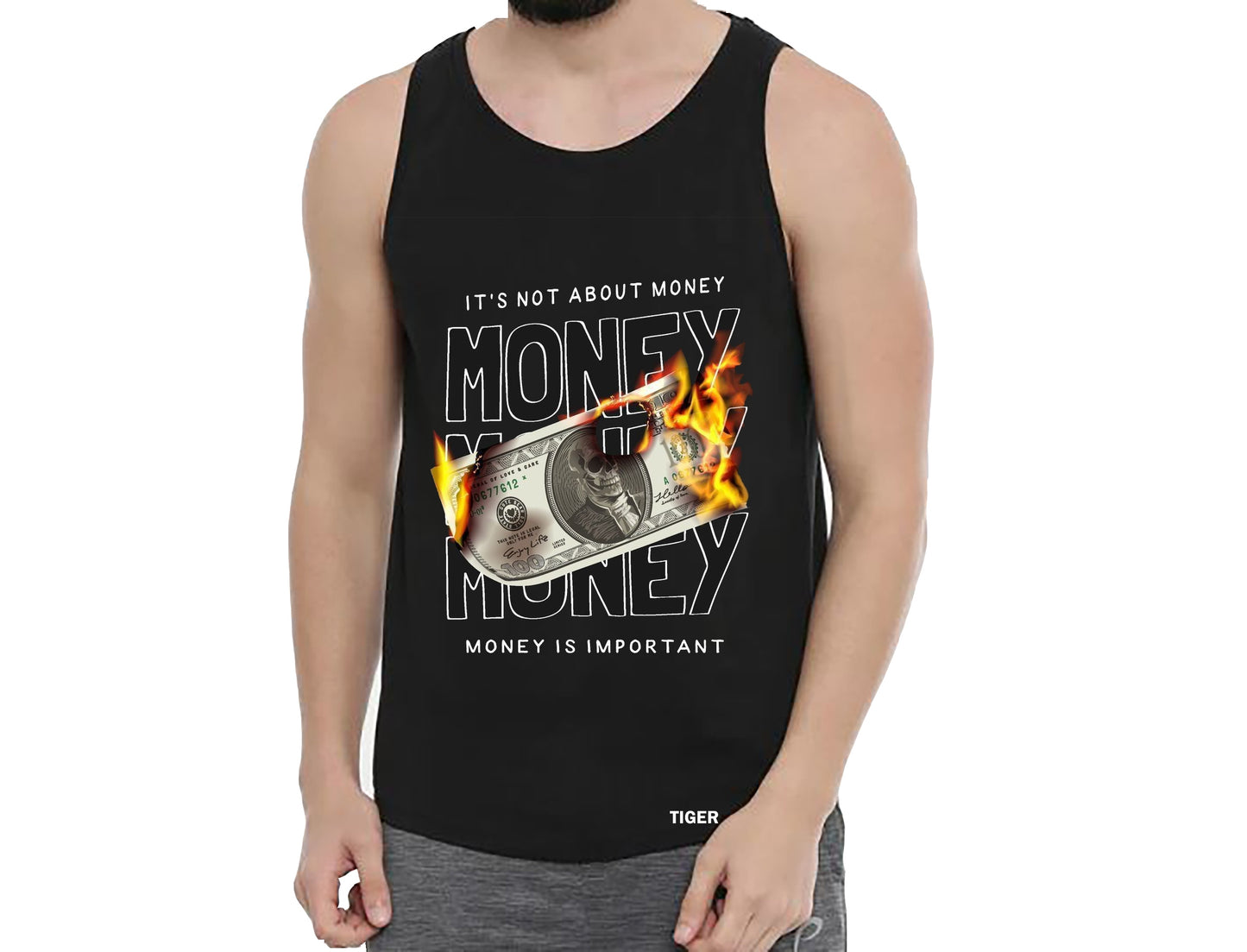 sleeveless t-shirt men's