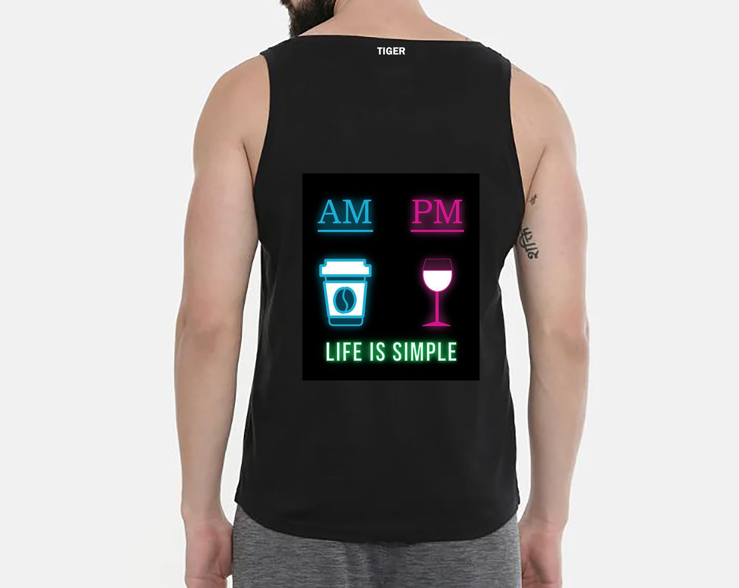 sleeveless t-shirt men's
