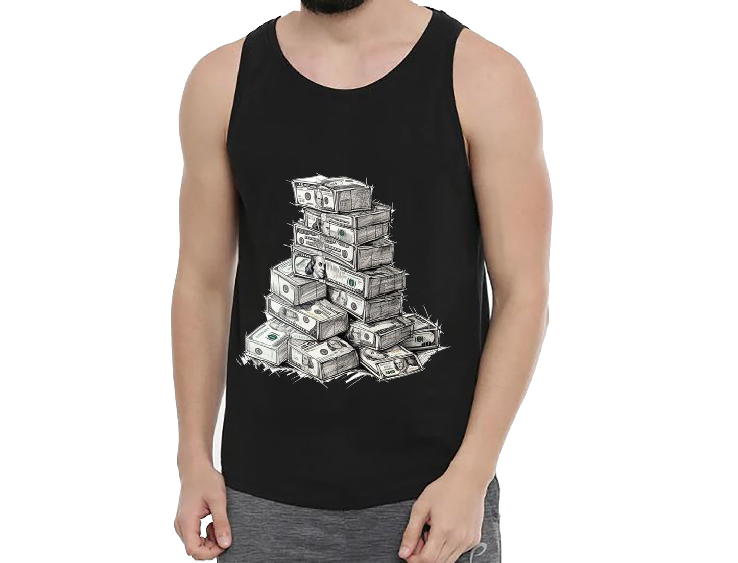 sleeveless t-shirt men's