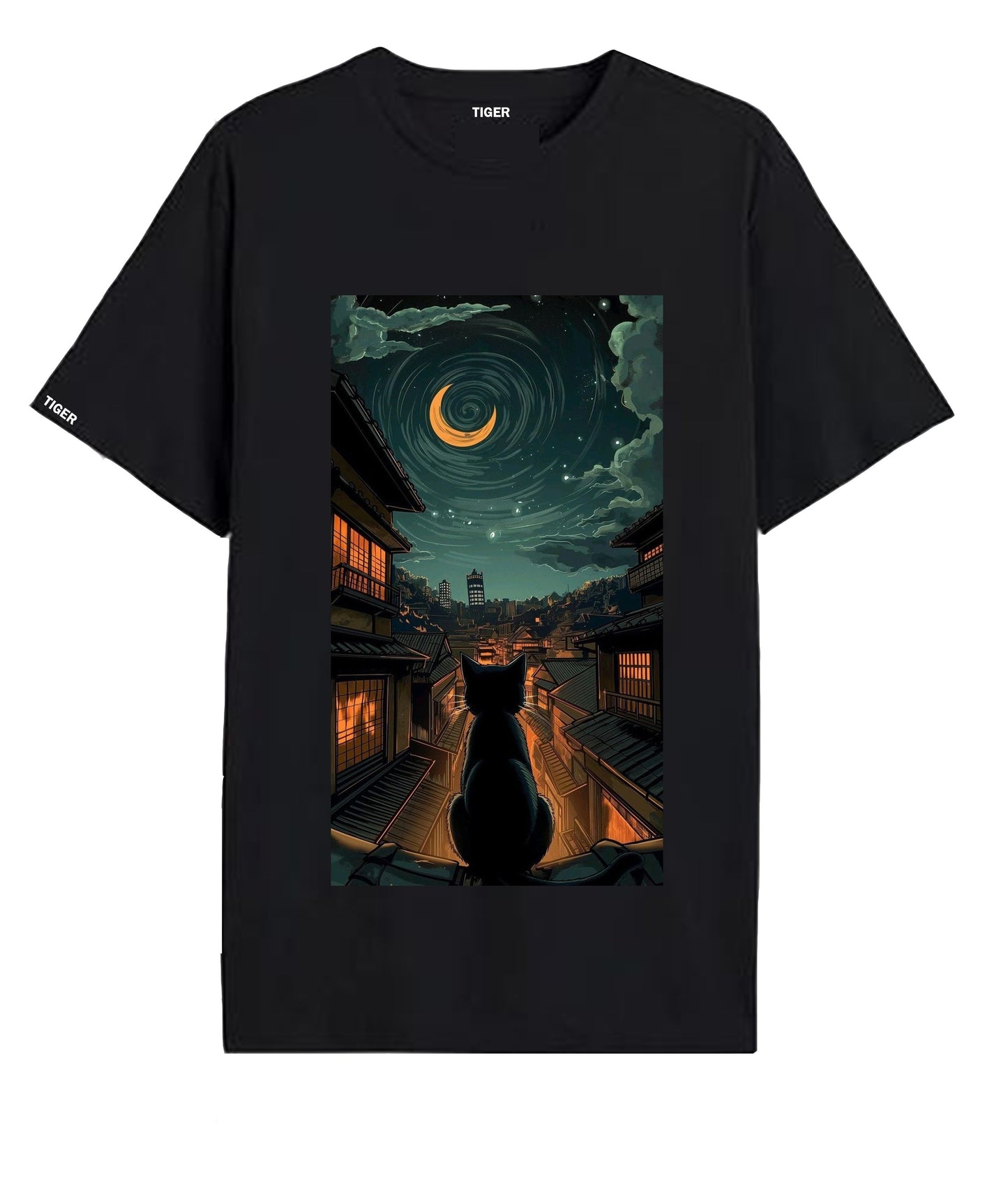 Oversized T'shirt mens street wear round neck cotton
