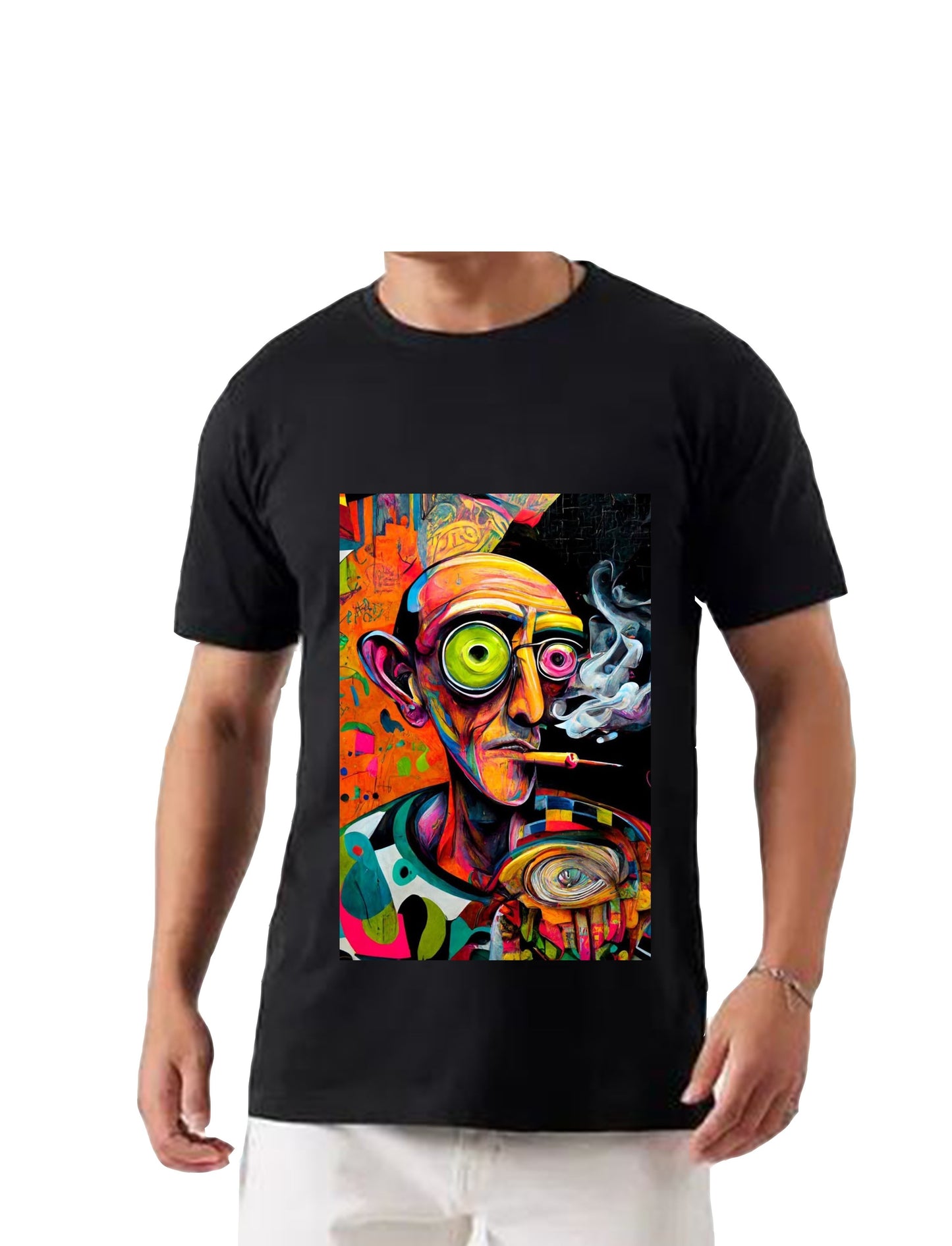 Oversized T'shirt mens street wear round neck cotton