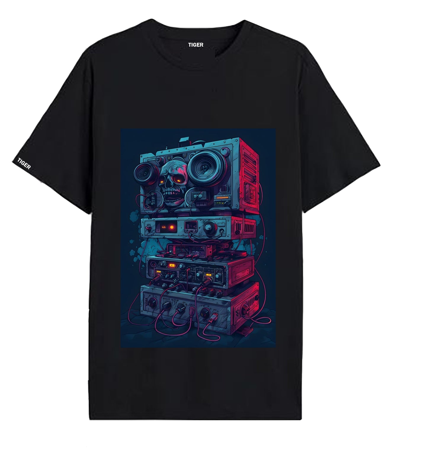 Oversized T'shirt mens street wear round neck cotton