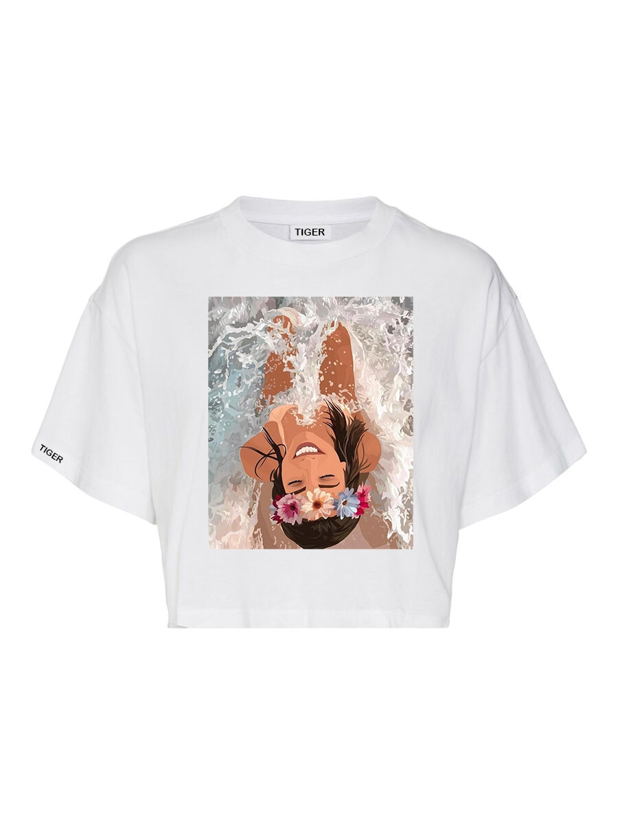 Crop T-shirt Women