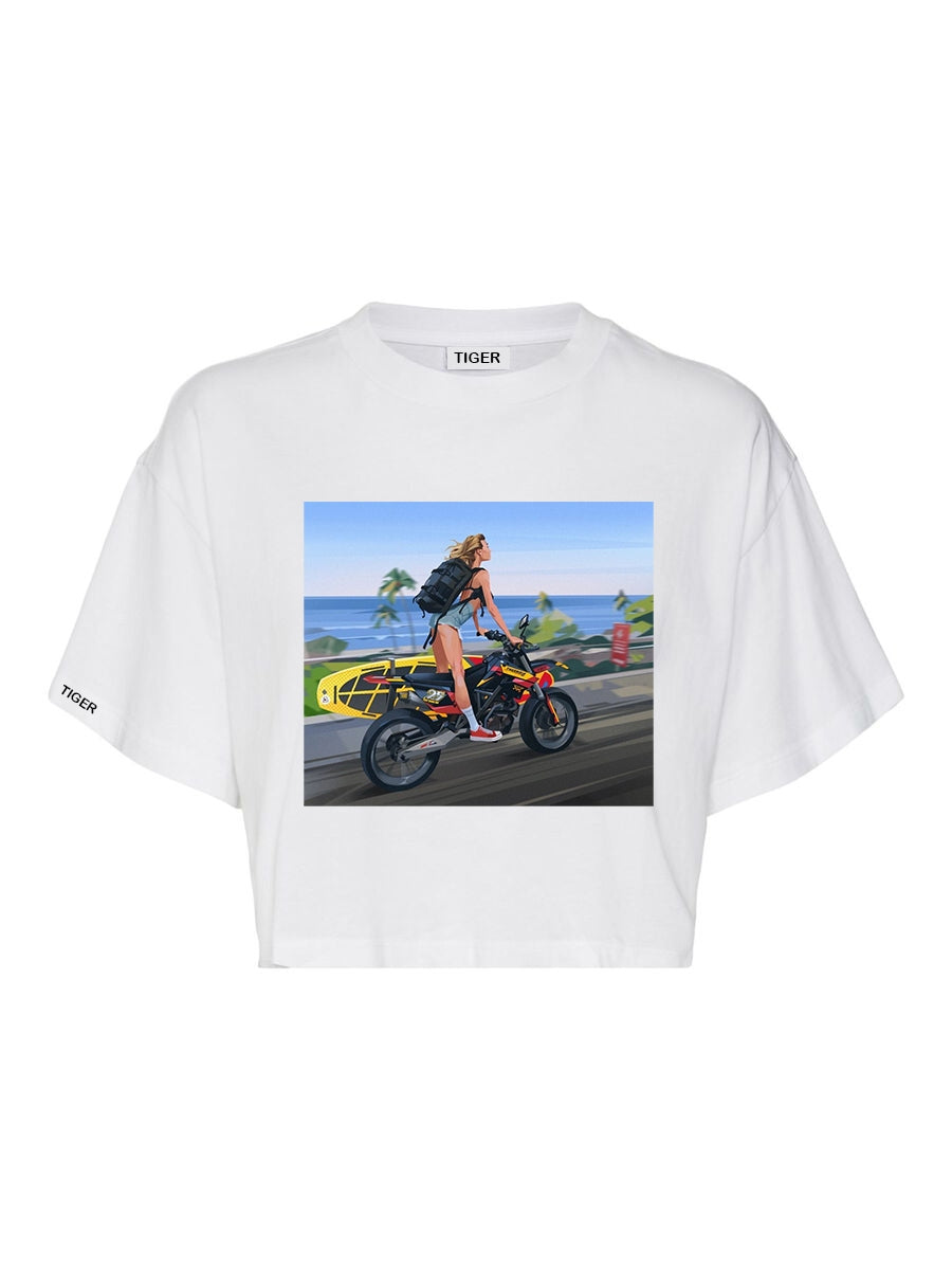 Crop T-shirt Women