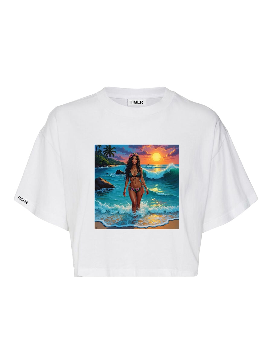 Crop T-shirt Women