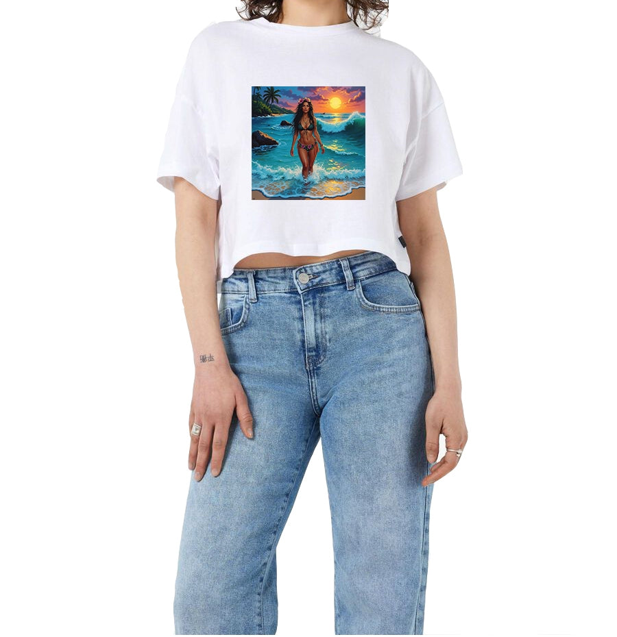 Crop T-shirt Women