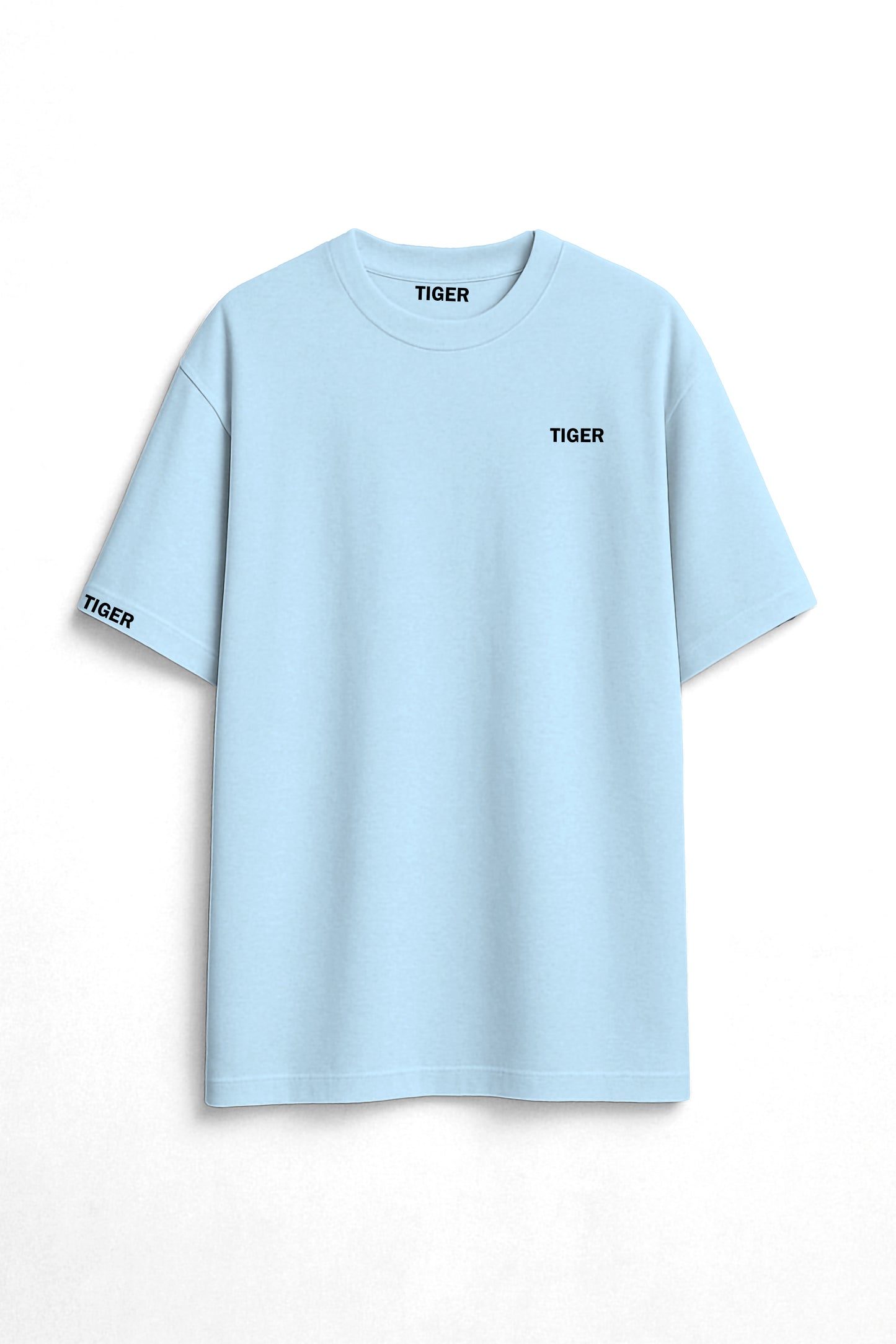 Oversized T'shirt mens street wear round neck cotton