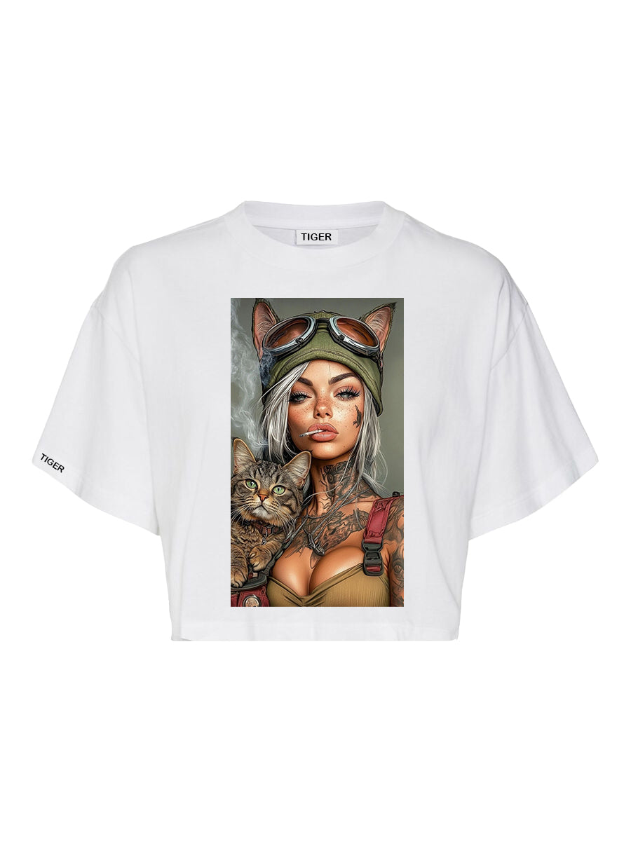 Crop T-shirt Women