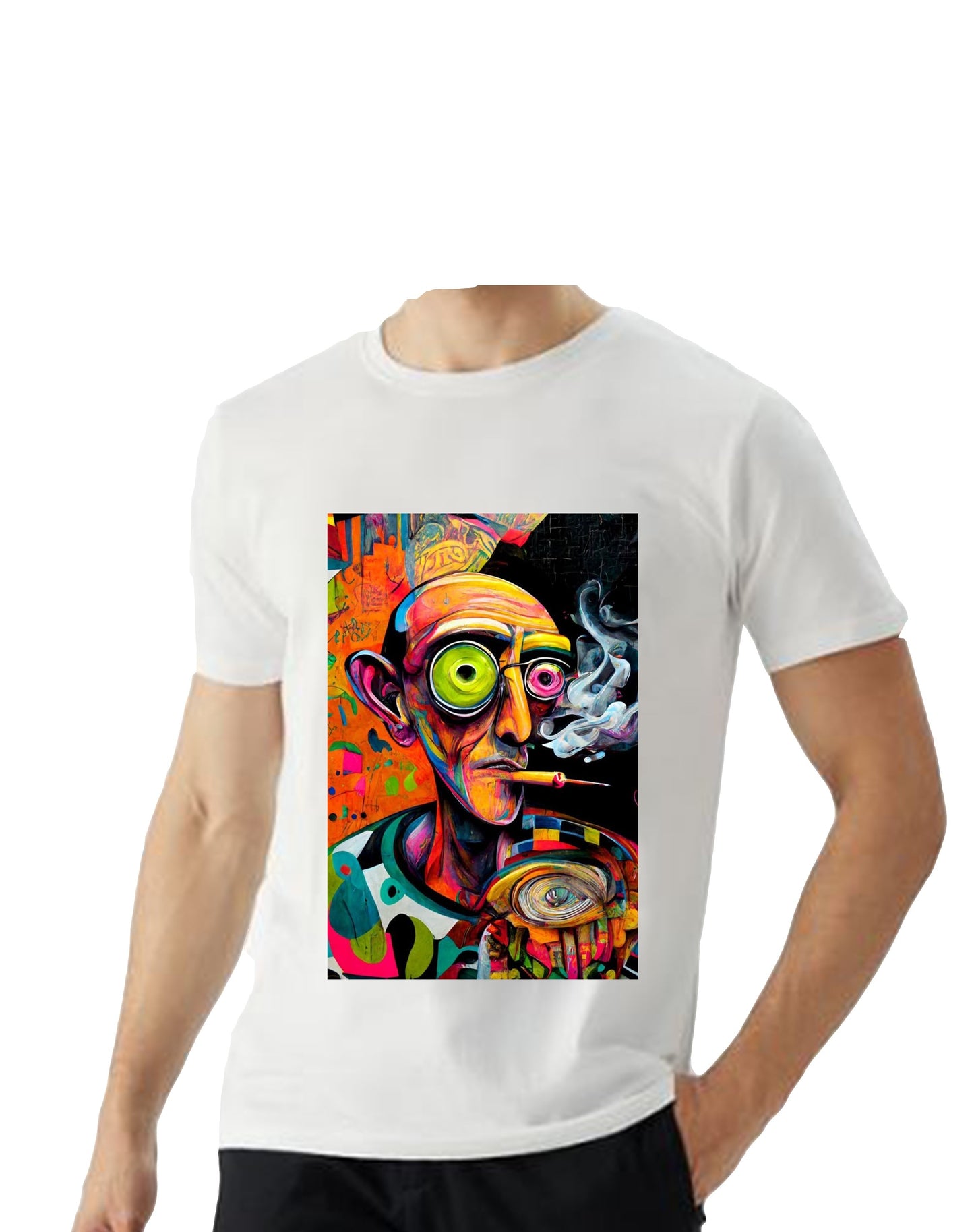 Oversized T'shirt mens street wear round neck cotton