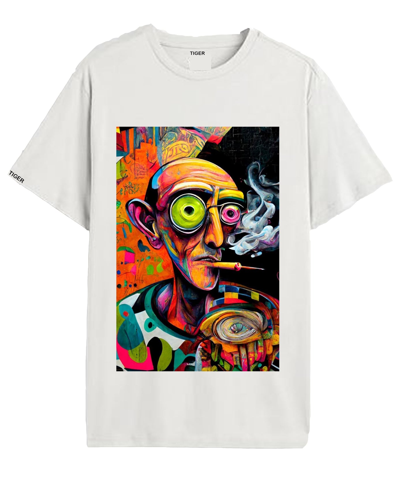 Oversized T'shirt mens street wear round neck cotton