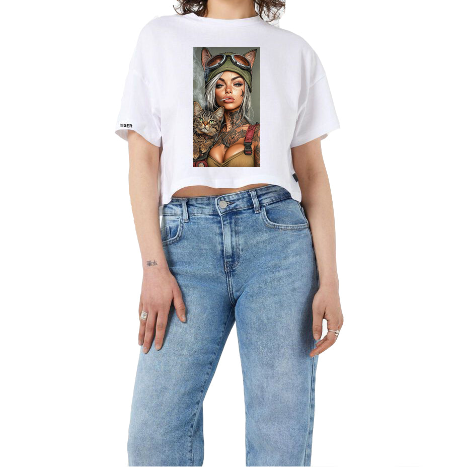 Crop T-shirt Women