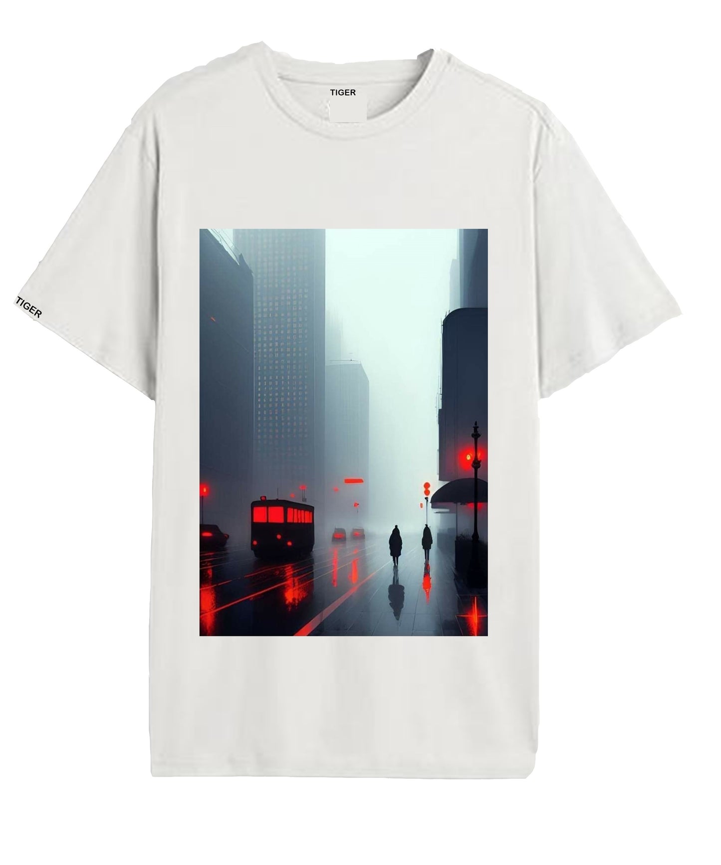Oversized T'shirt mens street wear round neck cotton