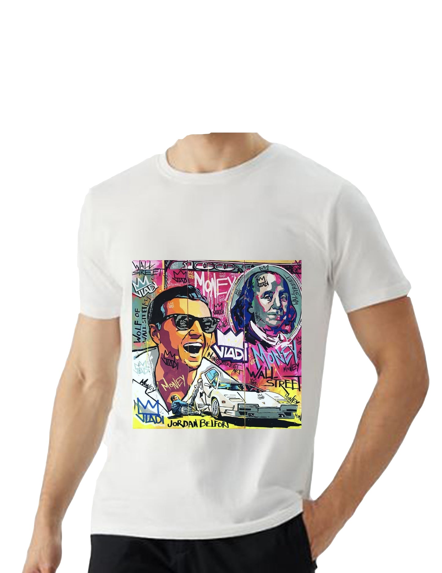 Oversized T'shirt mens street wear round neck cotton