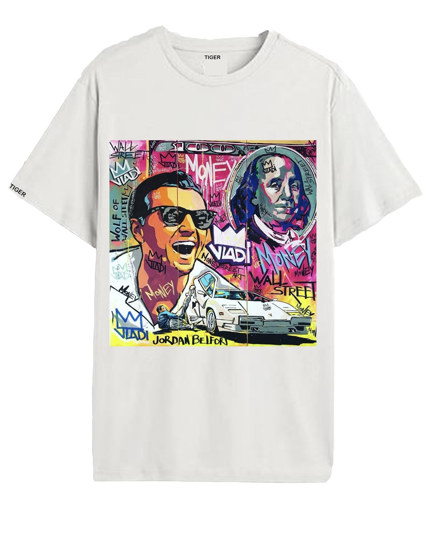 Oversized T'shirt mens street wear round neck cotton