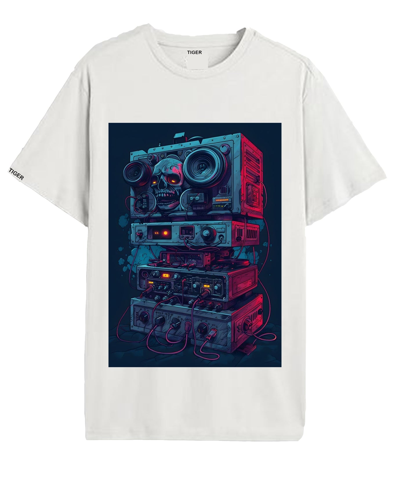 Oversized T'shirt mens street wear round neck cotton