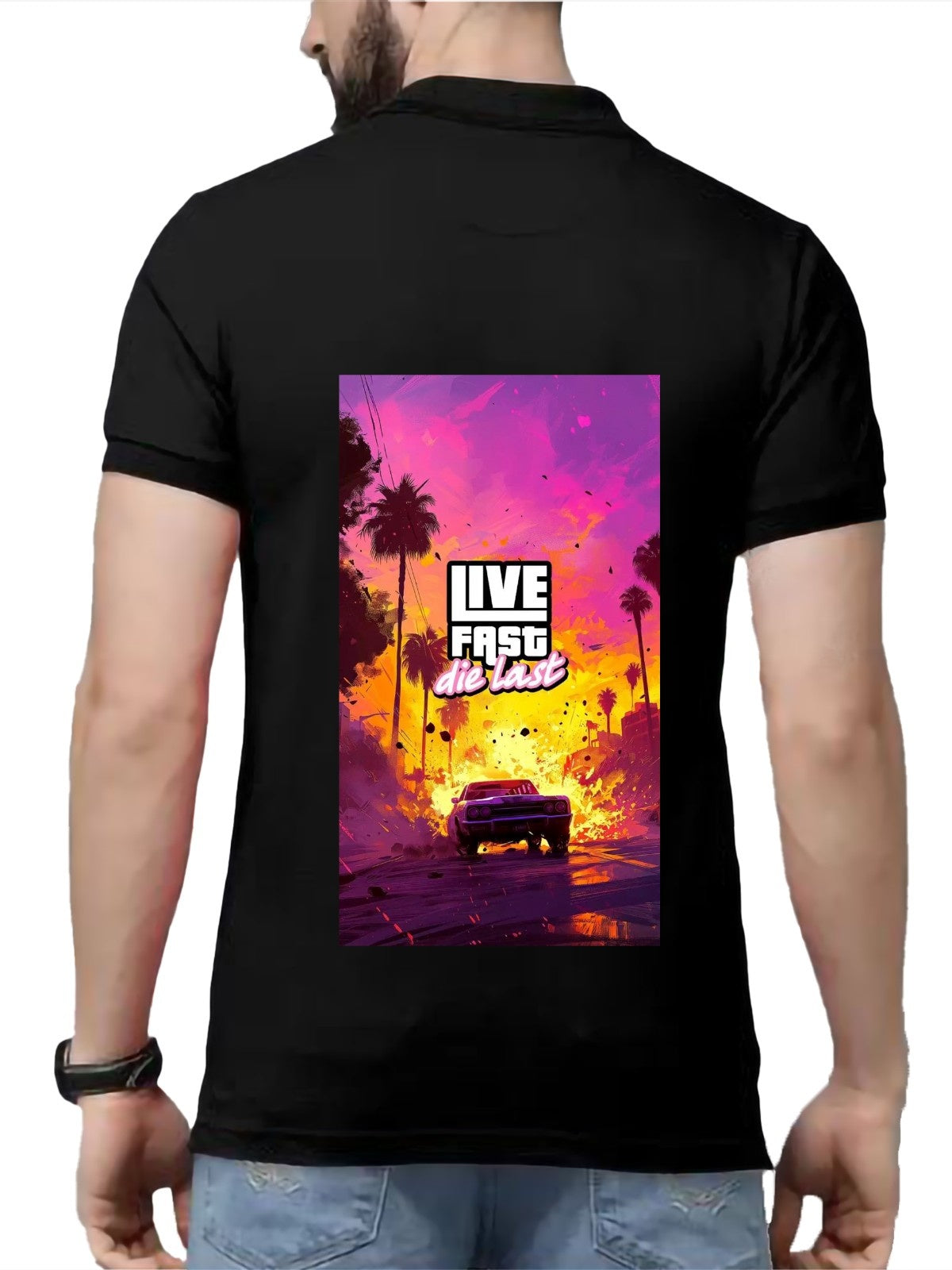 Polo neck collar Tshirt for Men