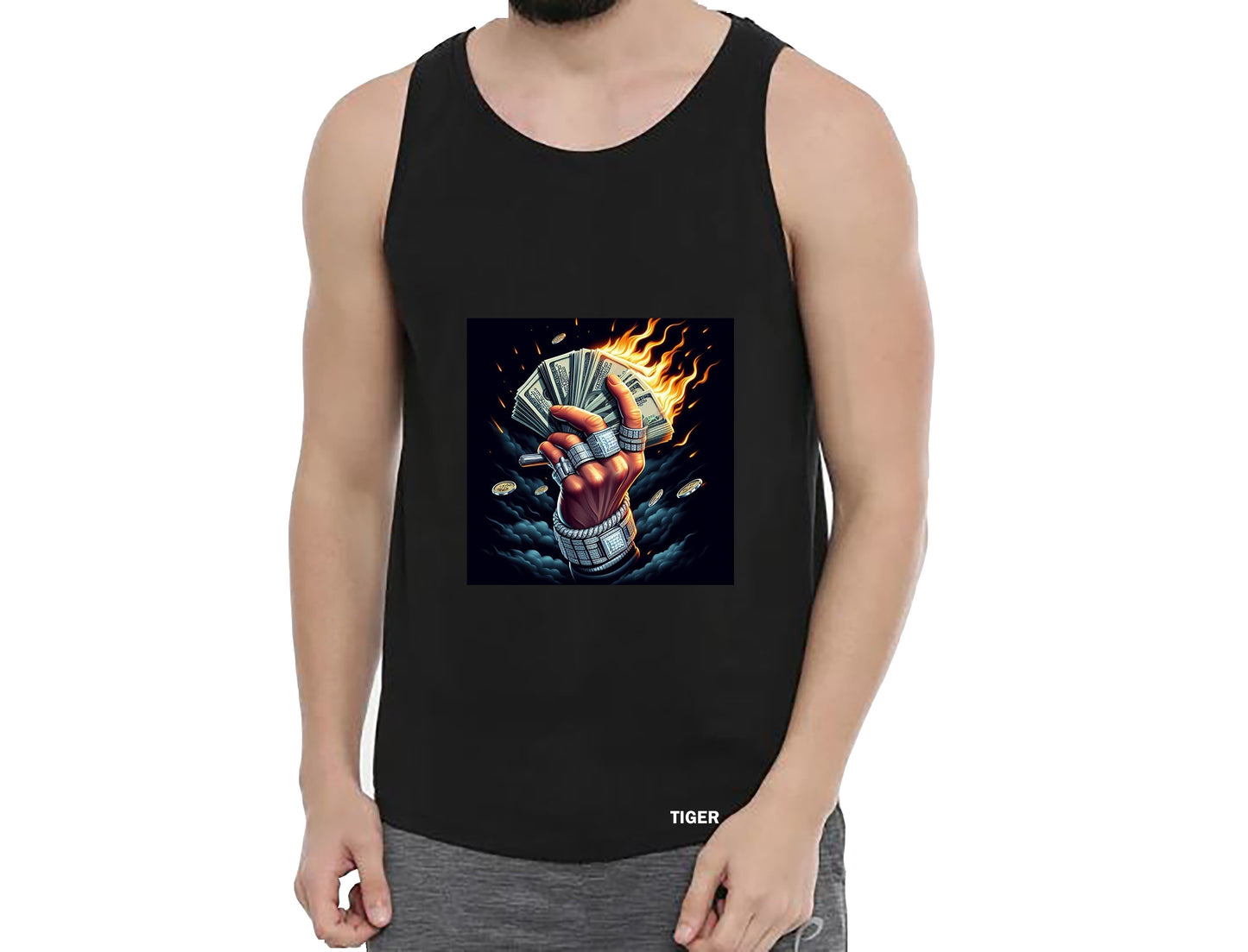 sleeveless t-shirt men's