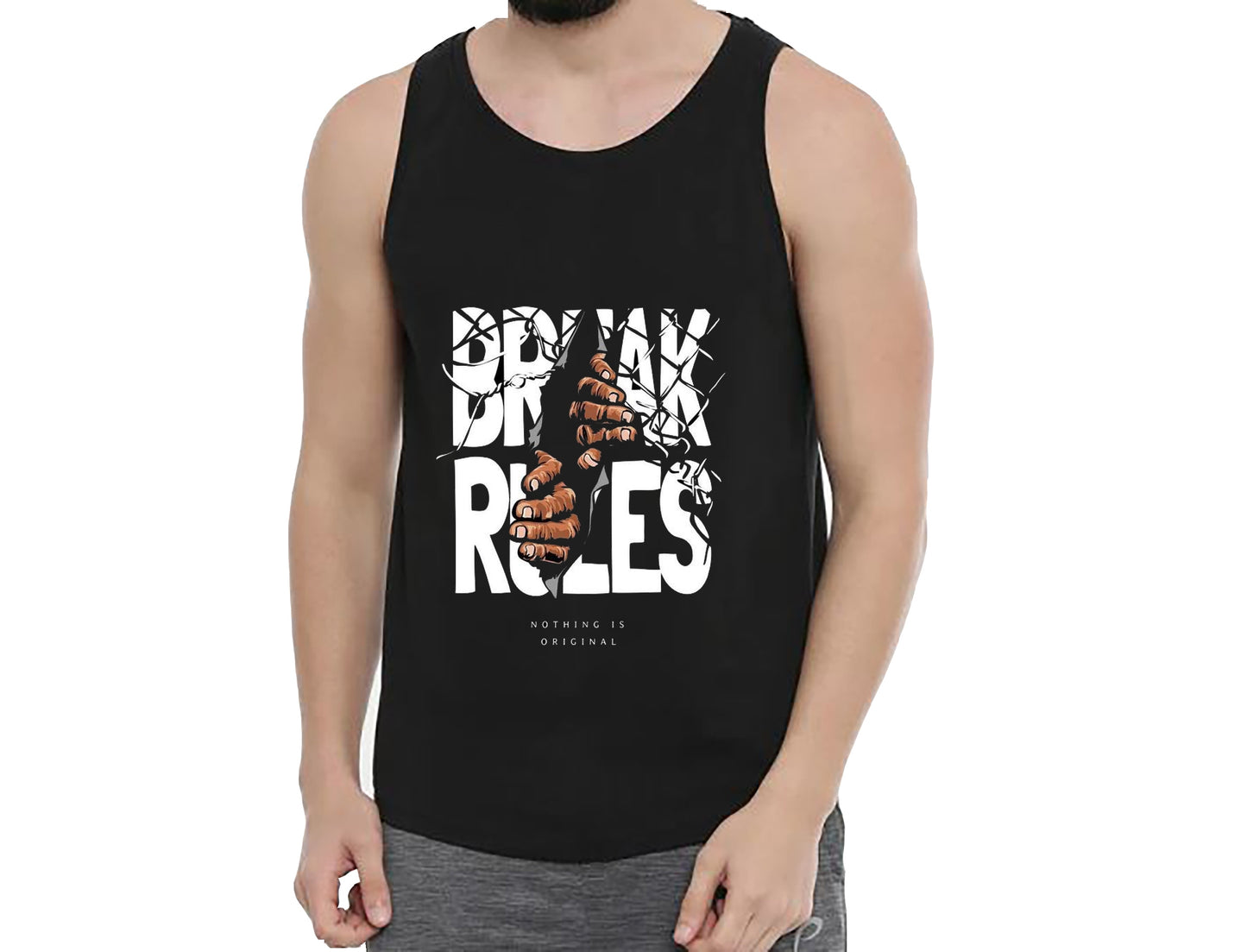 sleeveless t-shirt men's