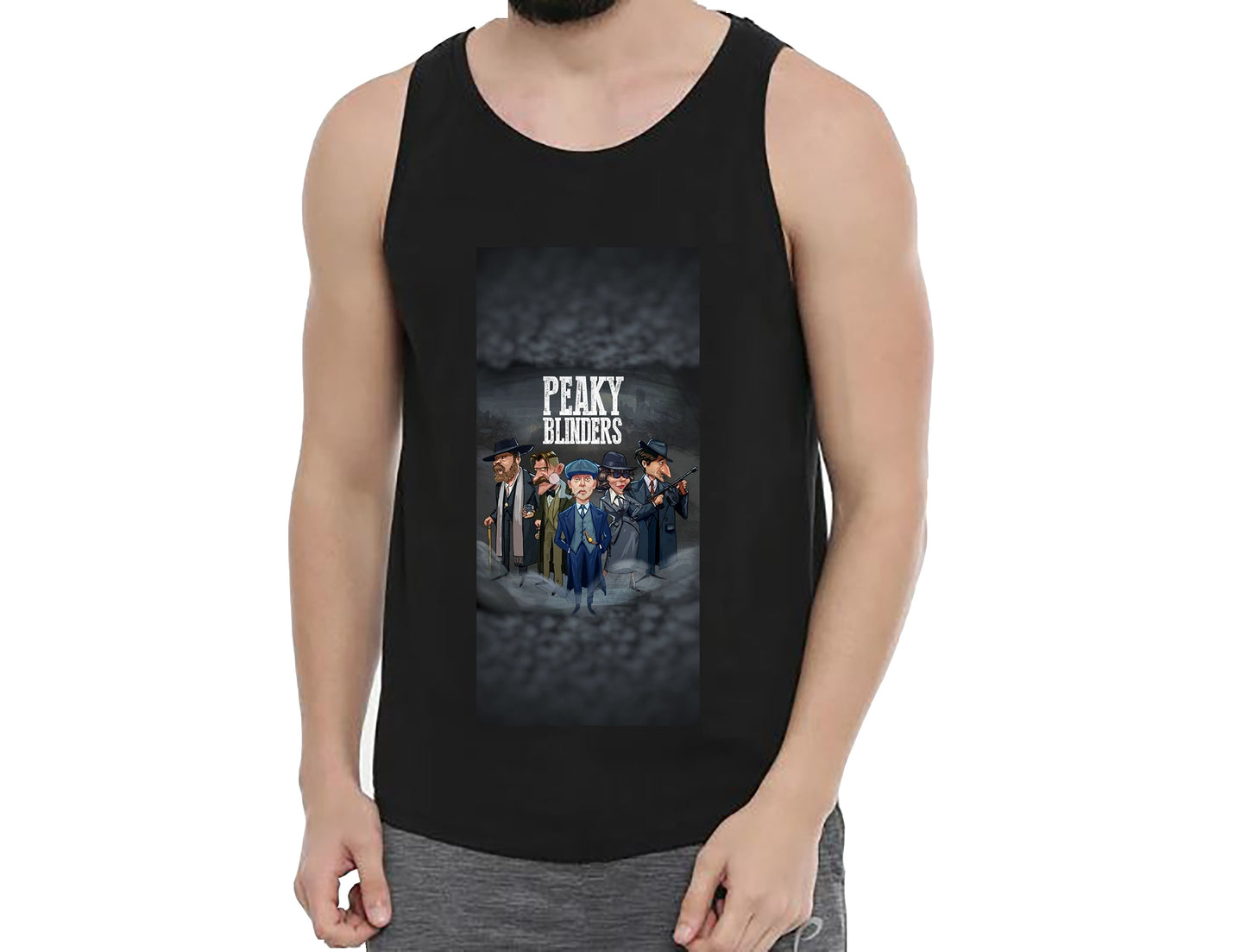 sleeveless t-shirt men's