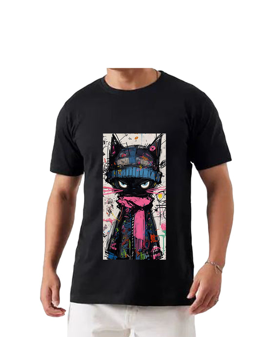 Oversized T'shirt mens street wear round neck cotton