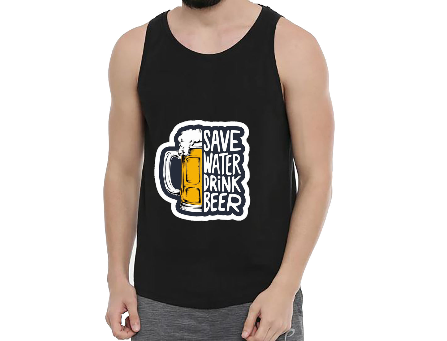 sleeveless t-shirt men's
