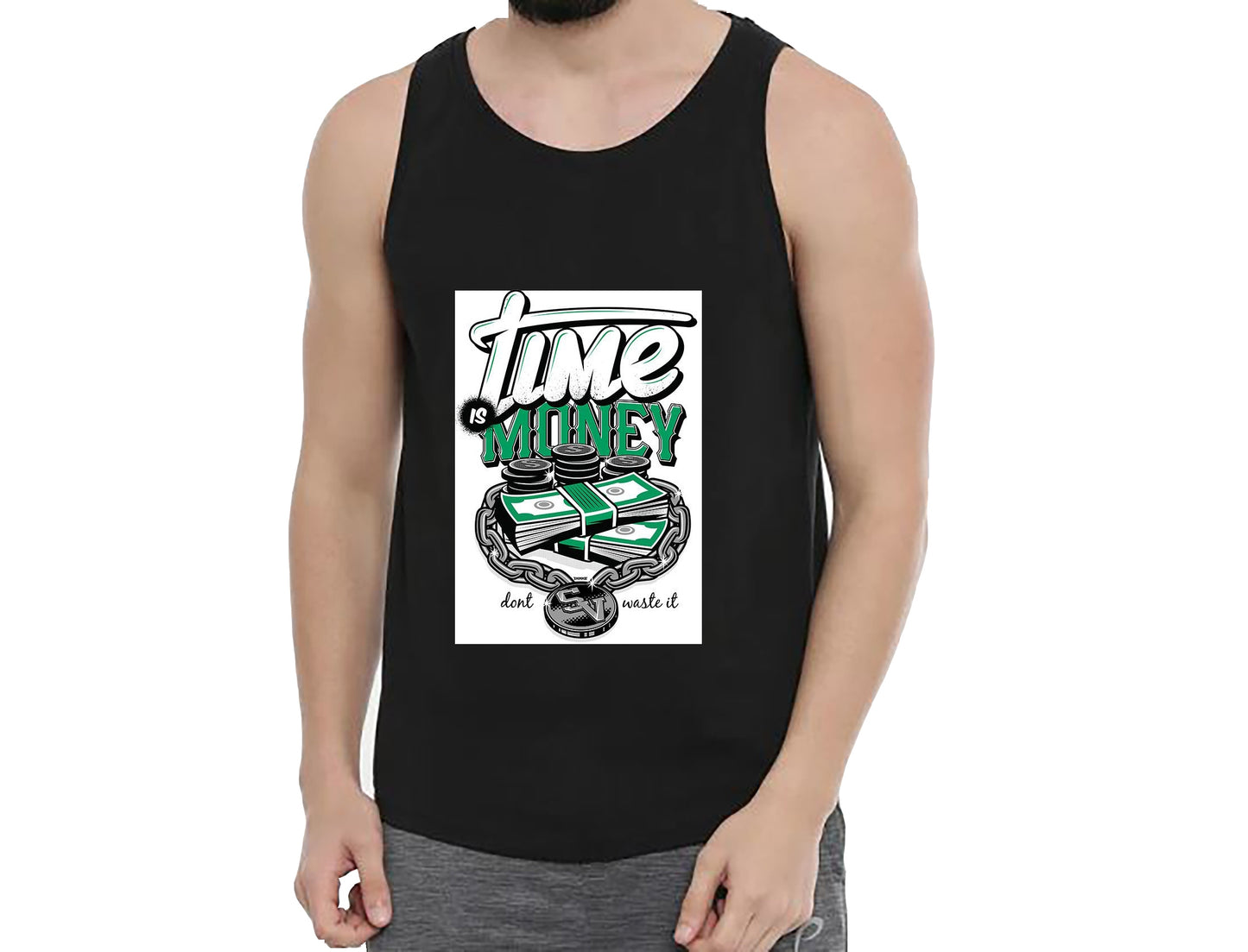 sleeveless t-shirt men's