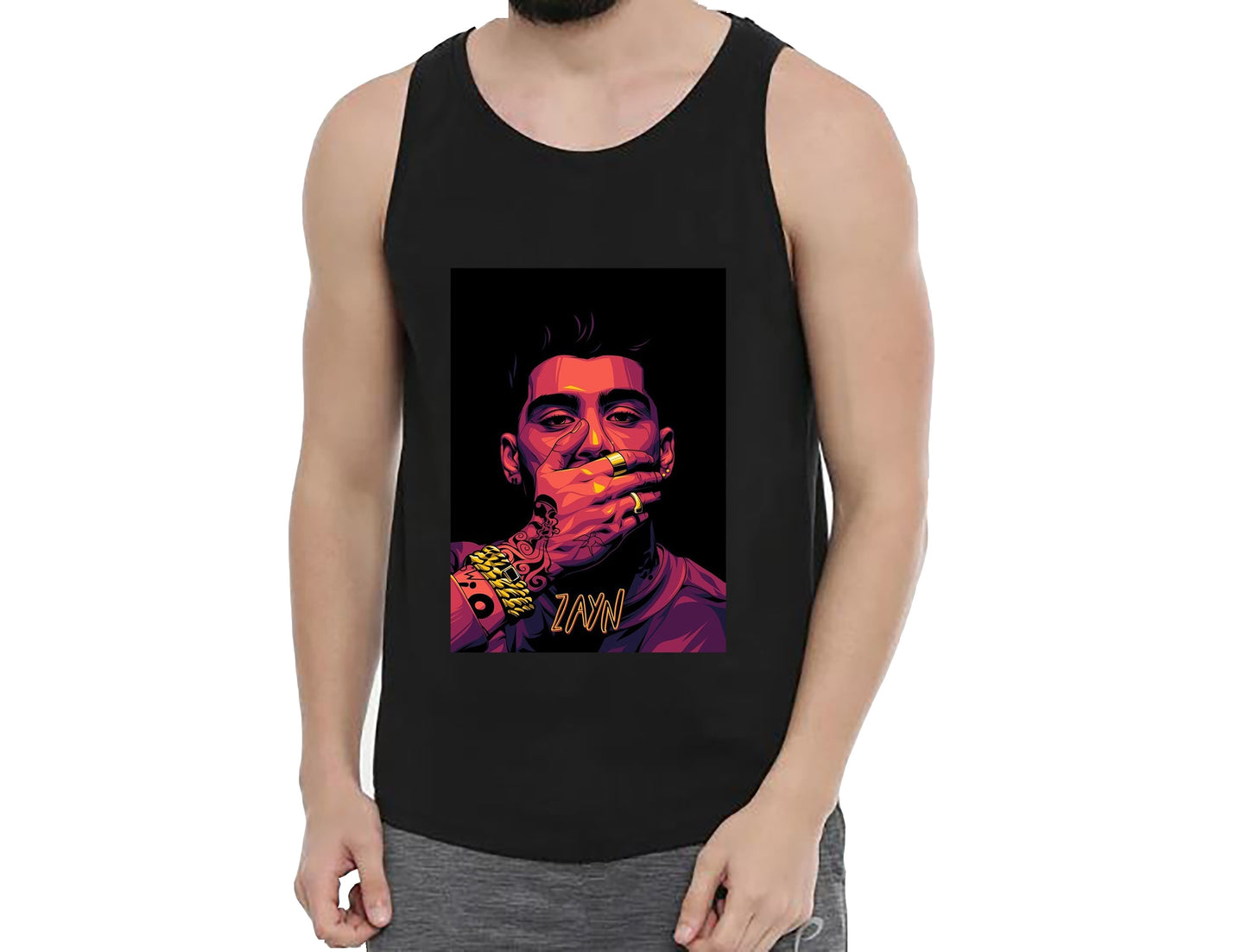 sleeveless t-shirt men's