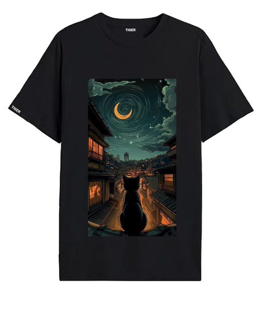 Oversized T'shirt mens street wear round neck cotton