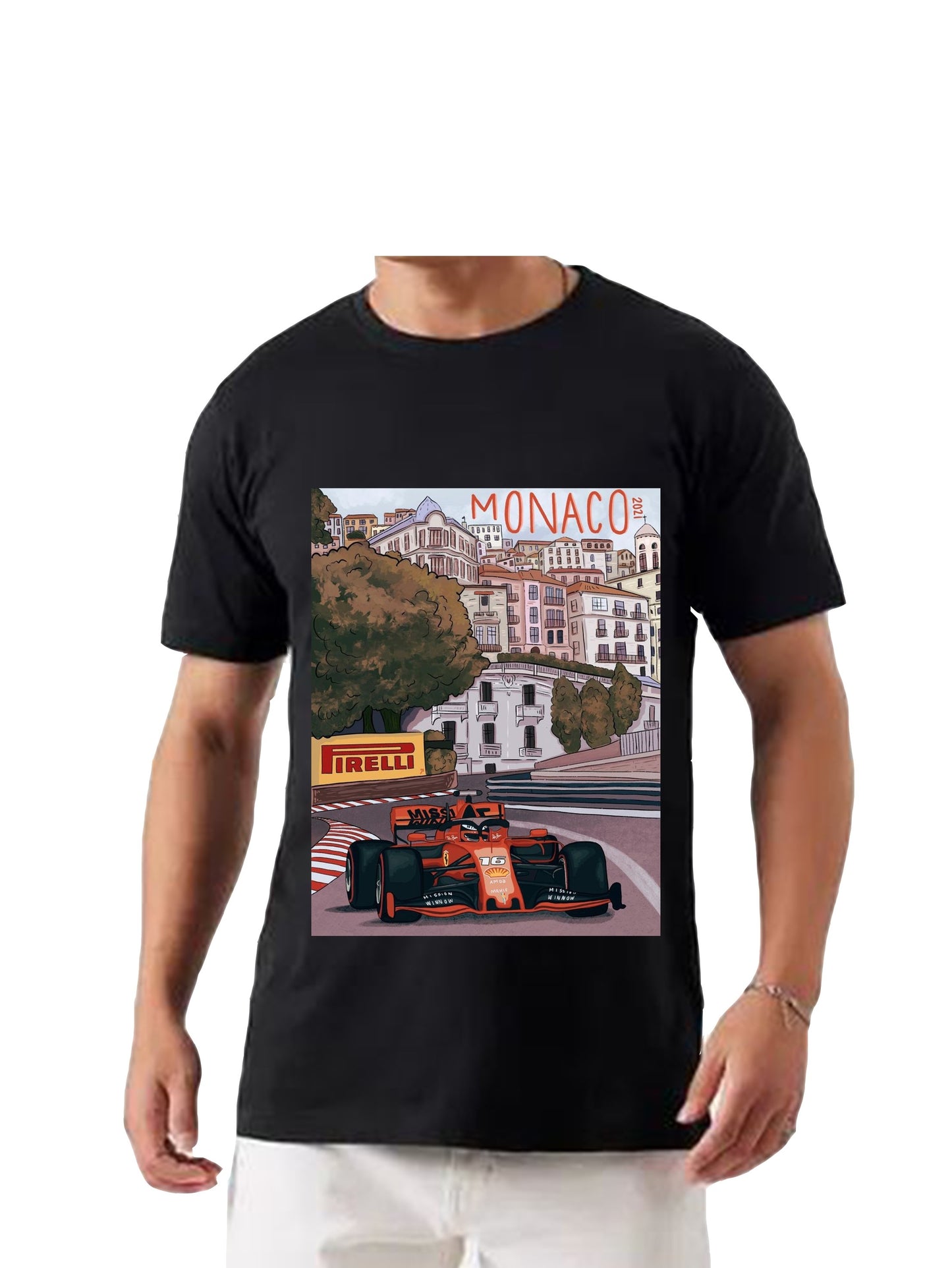 Oversized T'shirt mens street wear round neck cotton