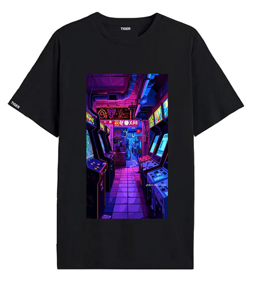 Oversized T'shirt mens street wear round neck cotton