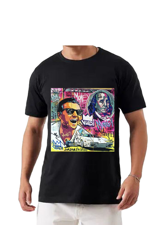 Oversized T'shirt mens street wear round neck cotton