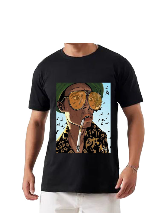 Oversized T'shirt mens street wear round neck cotton