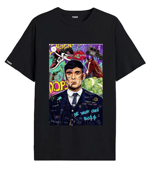 Oversized T'shirt mens street wear round neck cotton