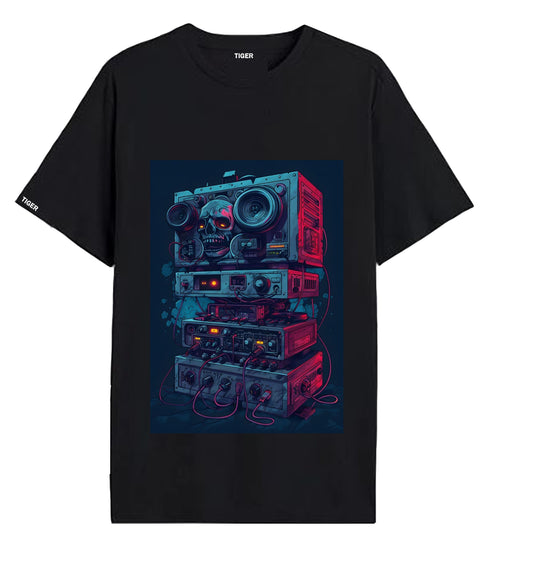 Oversized T'shirt mens street wear round neck cotton