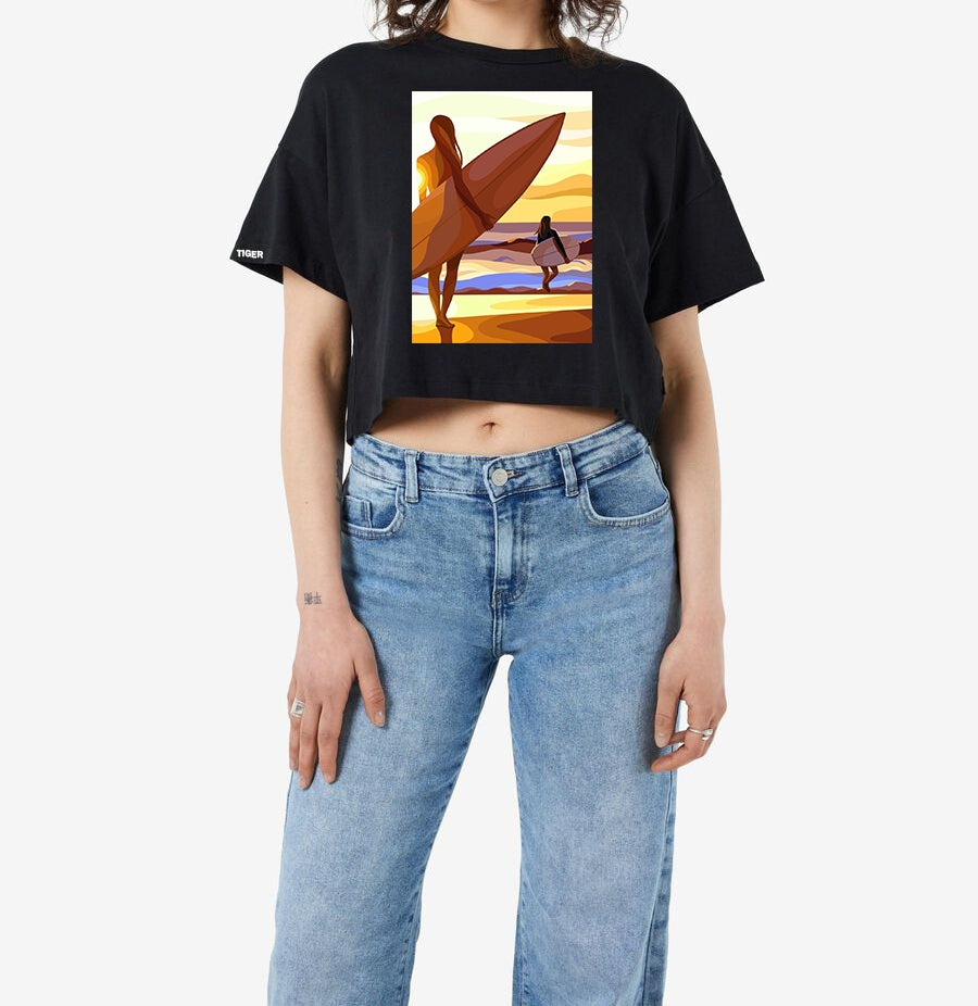 Crop T-shirt Women