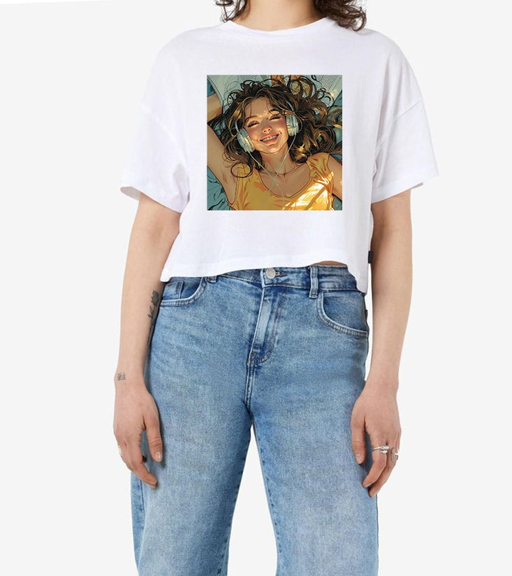 Crop T-shirt Women