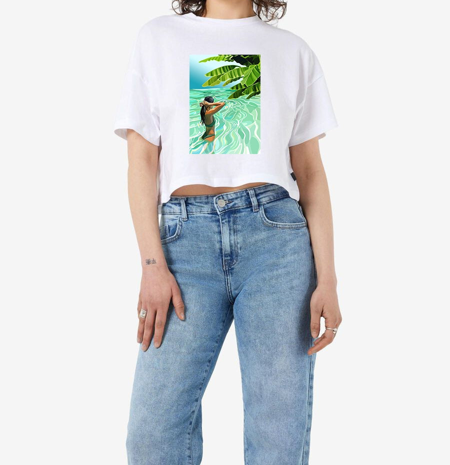 Crop T-shirt Women