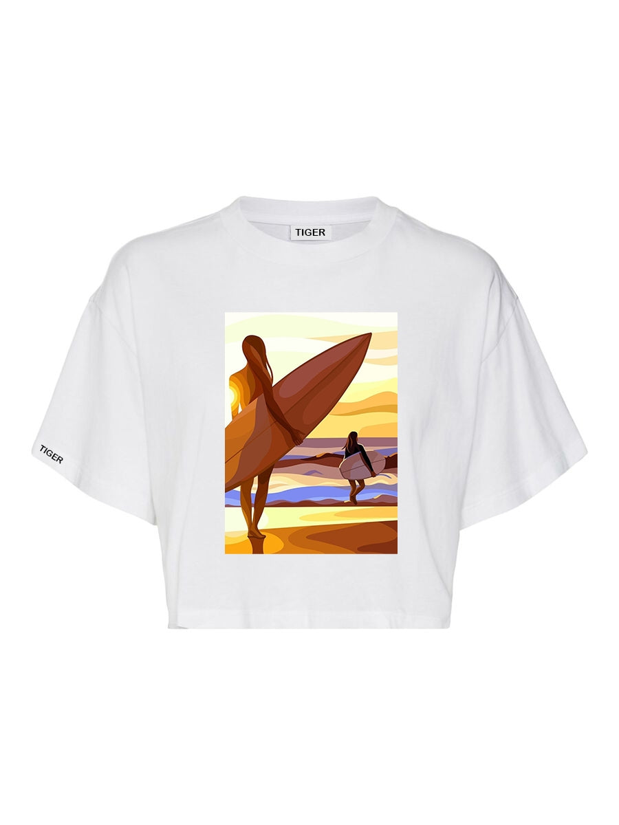 Crop T-shirt Women