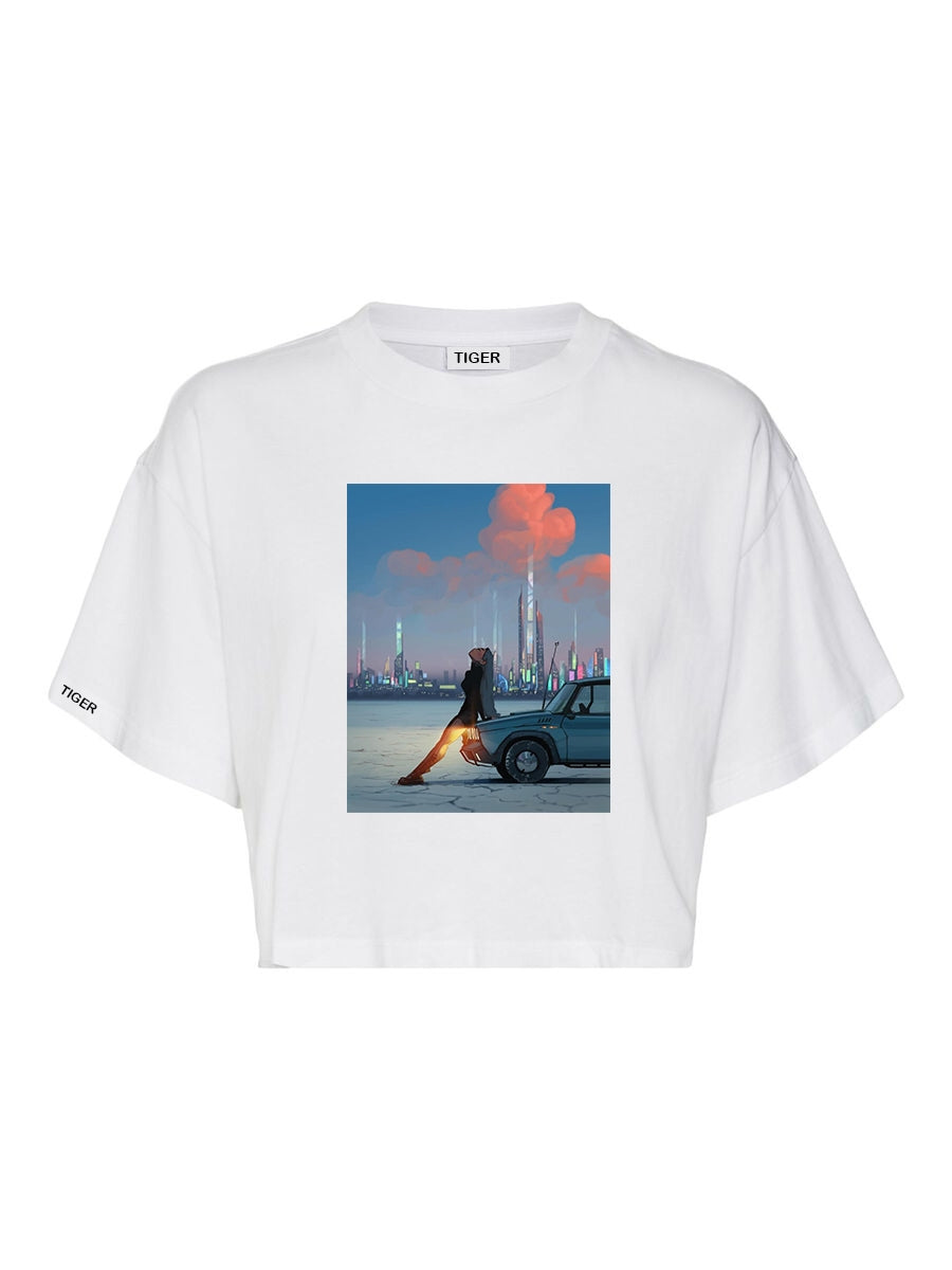Crop T-shirt Women