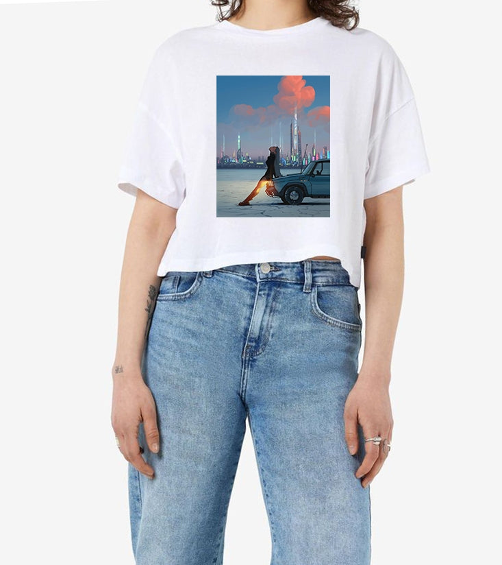 Crop T-shirt Women