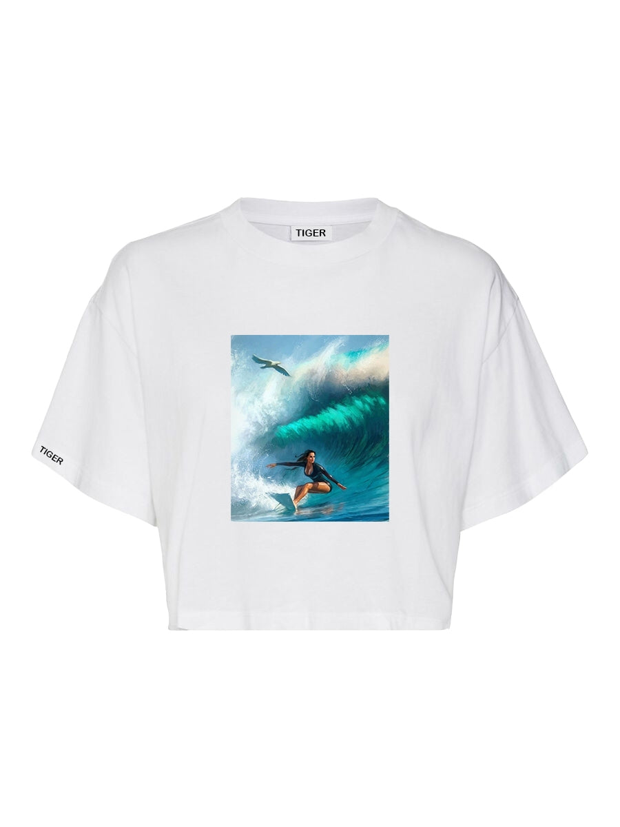 Crop T-shirt Women