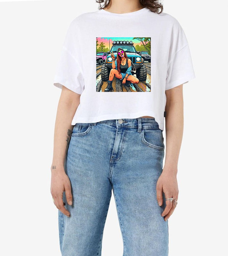 Crop T-shirt Women