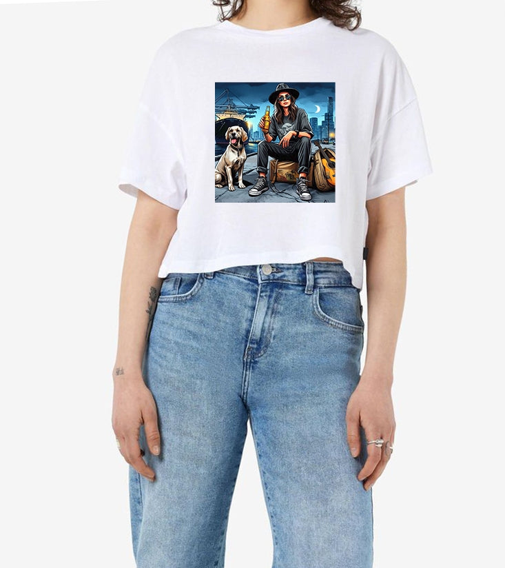 Crop T-shirt Women