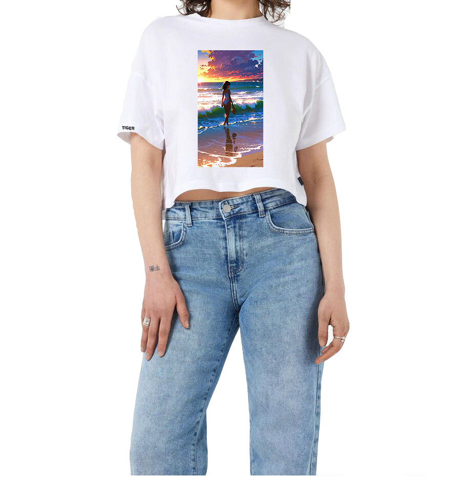 Crop T-shirt Women