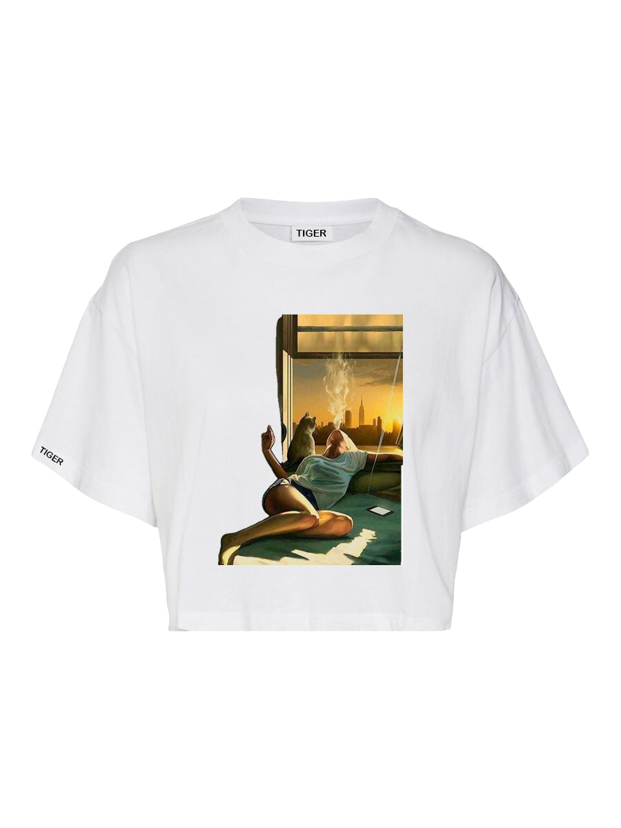 Crop T-shirt Women