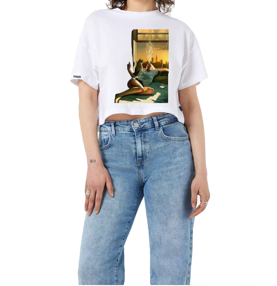 Crop T-shirt Women